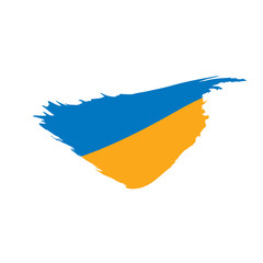 Ukraine flag, vector illustration