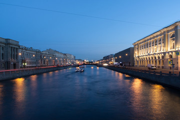 Fototapeta na wymiar Canals of St. Petersburg
