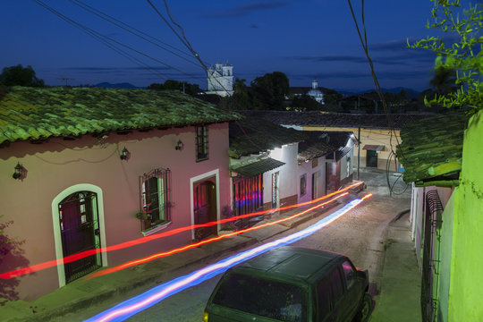 Colorful architecture of Suchitoto