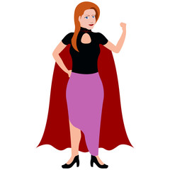 Superwoman cartoon character