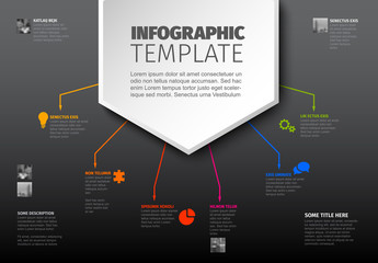 Vector multipurpose Infographic template