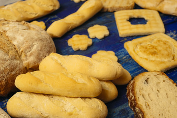Assortment  of bread