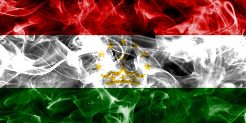 Tajikistan smoke flag