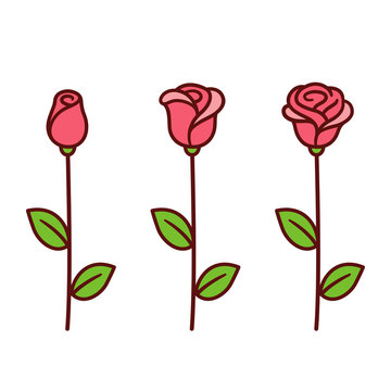 Cartoon Roses Images – Browse 105,396 Stock Photos, Vectors, and Video |  Adobe Stock