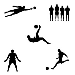 Football set, set of players