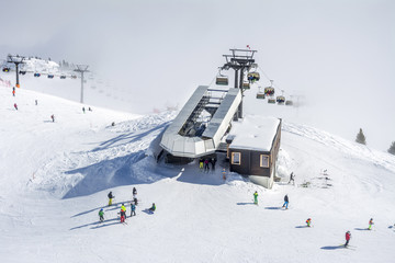 Skipiste in Bad Gastein Skigebiet