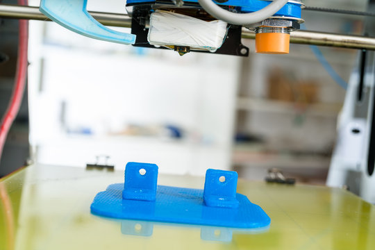 3d printer of the device during the processe