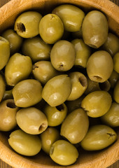 Green Pickled Pitted Olives