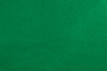 empty  green velvet cover on the pool table