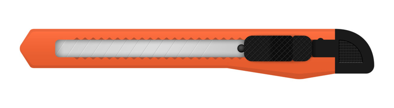 vector snap off knife, a knife with a small, sharp, sometimes detachable blade, as used by a surgeon