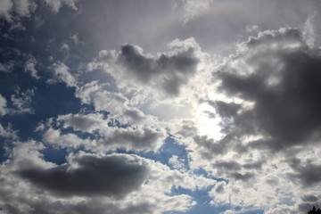 Obraz premium wunderschöne Wolken am Himmel