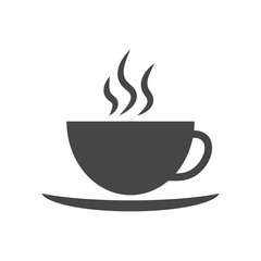 Coffee cup vector icon.