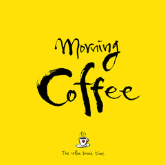 카페 포스터 / 손으로 그린 커피 그림