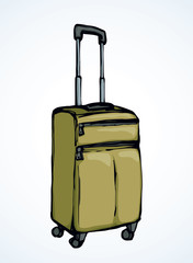 Suitcase. Vector drawing