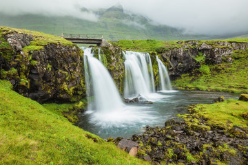 Fototapeta premium Iceland - country of mountains and waterfalls