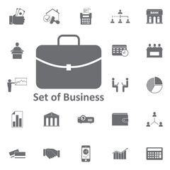briefcase icon. Simple element illustration. Business icons universal for web and mobile