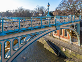 Richmond lock in the winter morning, London