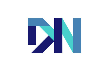 DN Ribbon Letter Logo