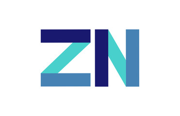 ZN Ribbon Letter Logo