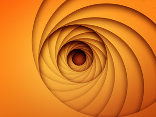     Abstract orange circles background 