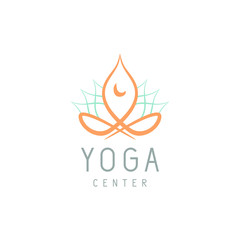 Beauty Yoga Logo. Harmony Yoga.