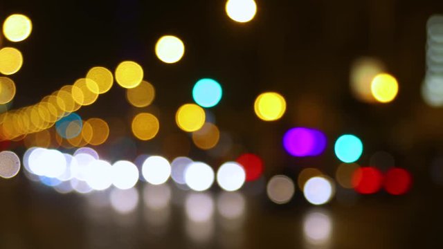 Street trafic blurry background