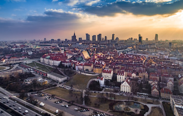 Popołudnie nad Wisłą © Drone in Warsaw