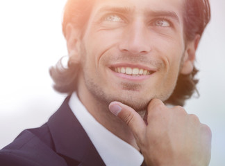 Fototapeta premium portrait of an handsome businessman