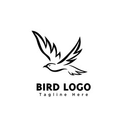 eagle bird fly logo