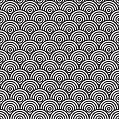 Fototapeta premium black seamless pattern