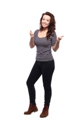 Beautiful caucasian woman