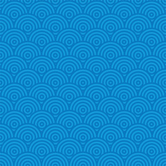 Fototapeta na wymiar blue seamless pattern