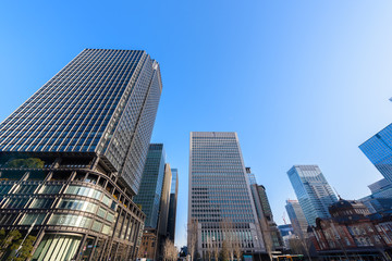 東京都心の高層ビル
