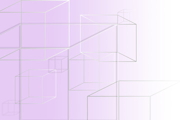 Multi-colored square figures on a purple background with a place under the text.