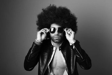 Afro man