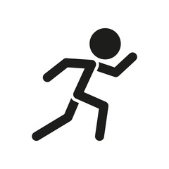 running man. simple icon