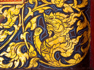 Traditional thai line art