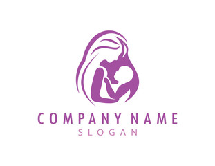 Mother and baby logo