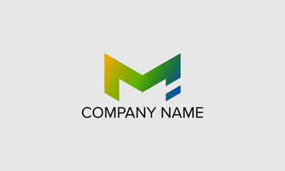 Letter M logo design