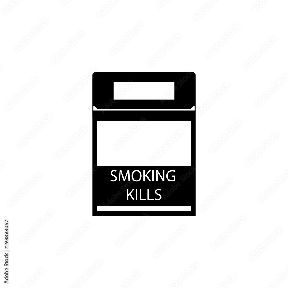 Aufkleber smoking icon. Bad habit Elements for mobile concept and web apps. İcon for website design and development, app development. Premium icon