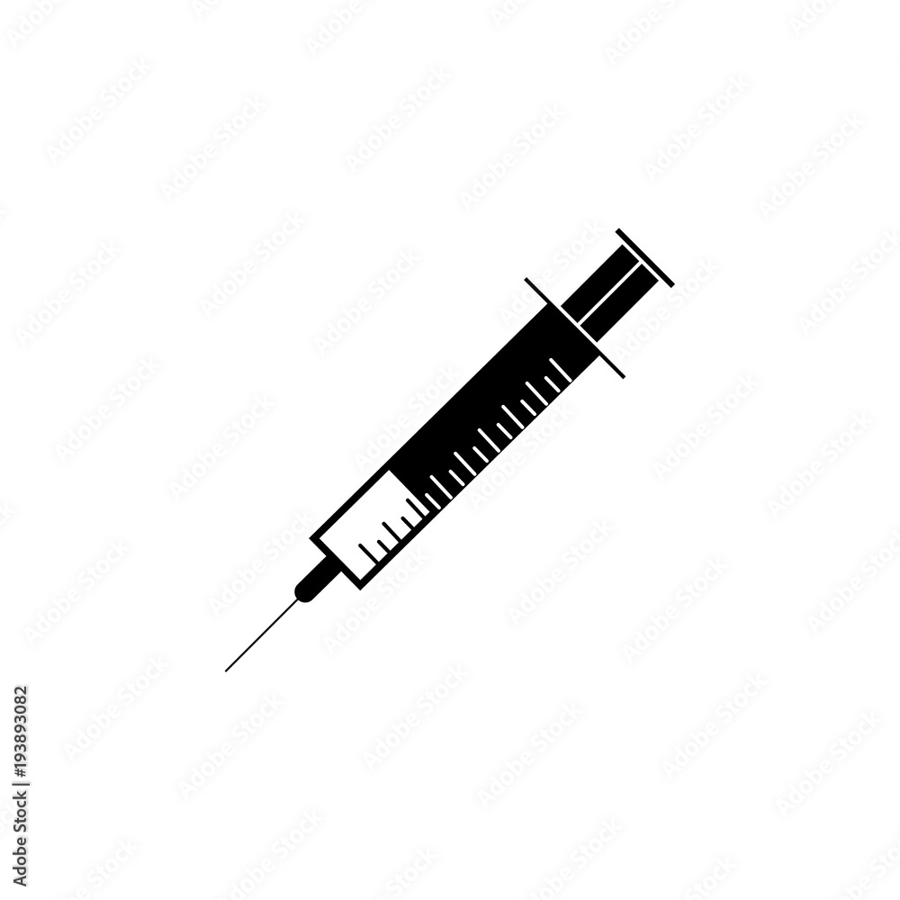Poster syringe with heroin icon. bad habit elements for mobile concept and web apps. i̇con for website desig