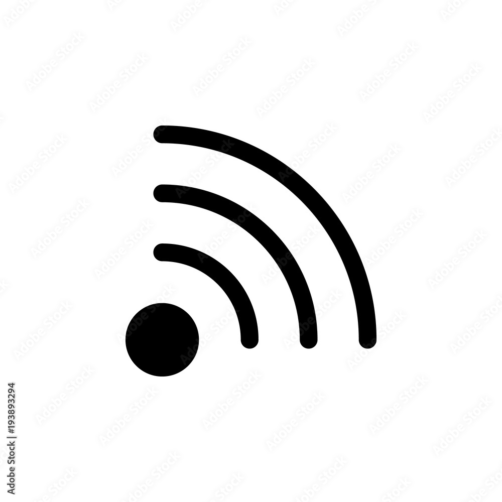 Poster wai faya signal icon. bad habit elements for mobile concept and web apps. i̇con for website design an