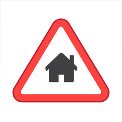 Warning/Street Sign - Home