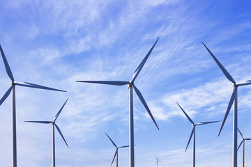 Fototapeta premium Wind turbine on the prairie