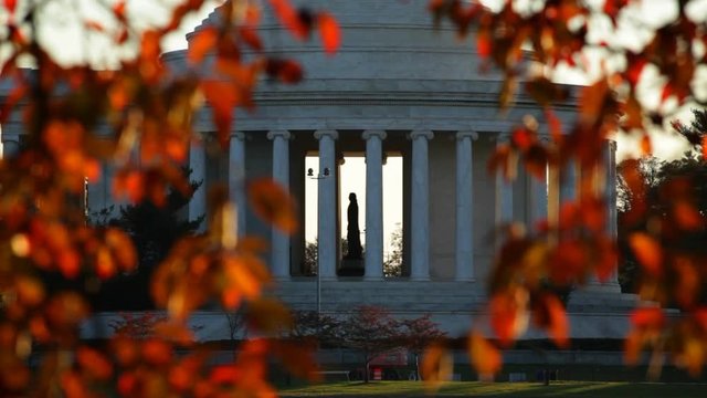 Jefferson Memorial At Dawn