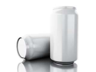 3d Aluminium soda can mockup