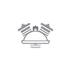 Food Engine Logo Icon Design