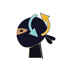 Recycle Ninja Logo Icon Design