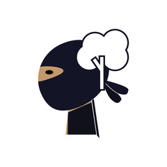 Tree Ninja Logo Icon Design