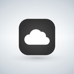 Vector illustration of cloud app icon.